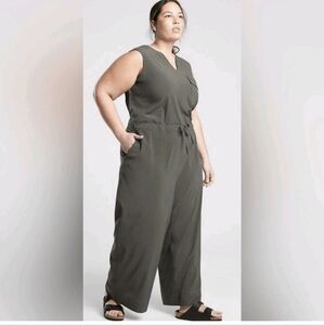Athleta Olive Green Jumpsuit